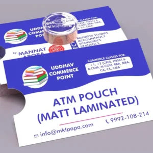 ATM Pouch - Matt / Gloss Lamination