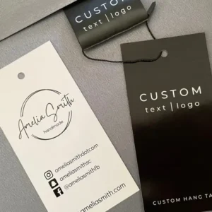 Matt Lamination + UV Garments Tags